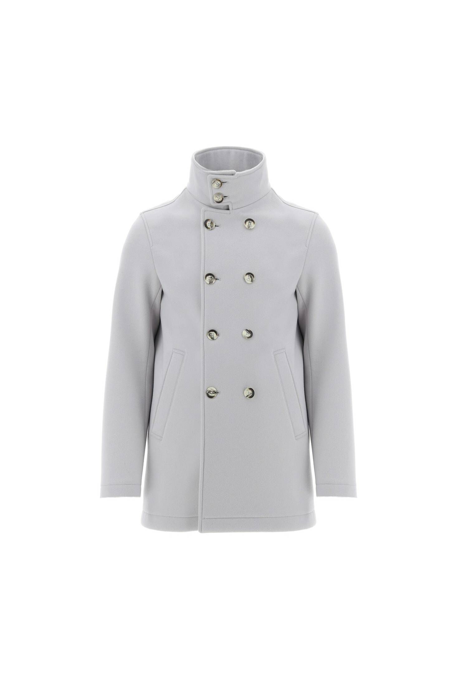 Herno| Herren Kurzmantel aus Wolle und Kaschmir CABAN COAT