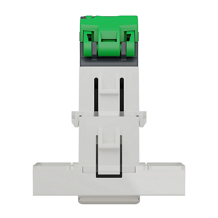 Mécanisme prise RJ45 2 modules Schneider Electric Unica Pro blanc