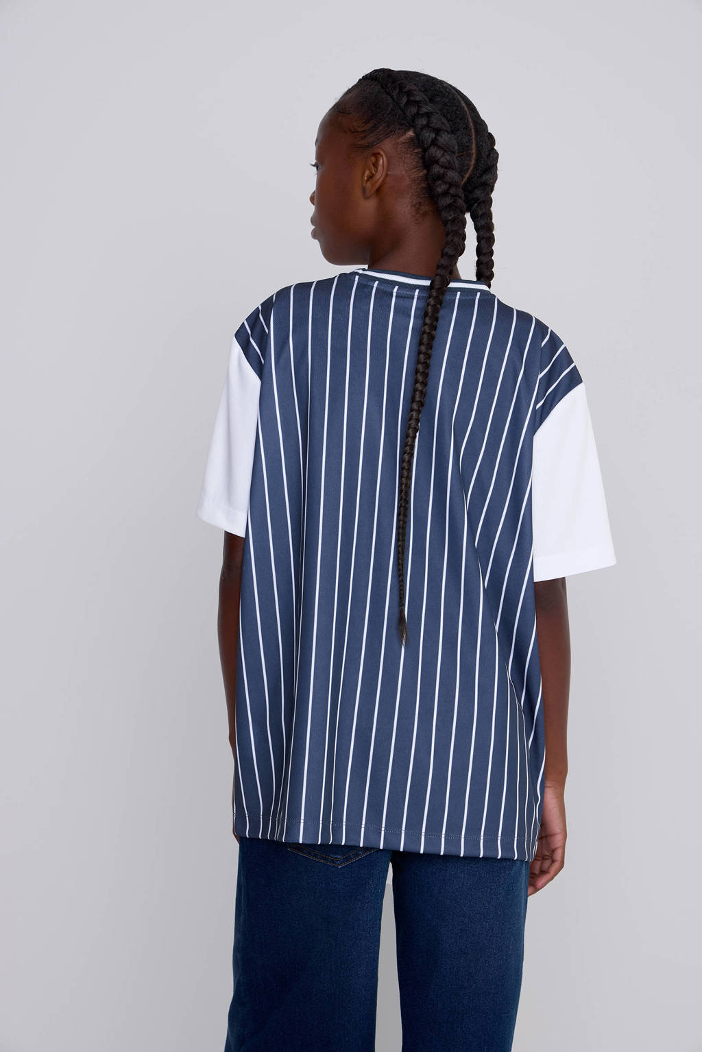 Coolcat t-shirt Chun Lee blauw / wit