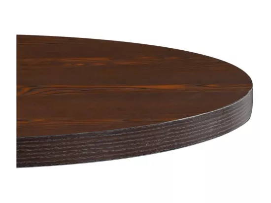 Table de bistro Marron foncé 80 cm MDF