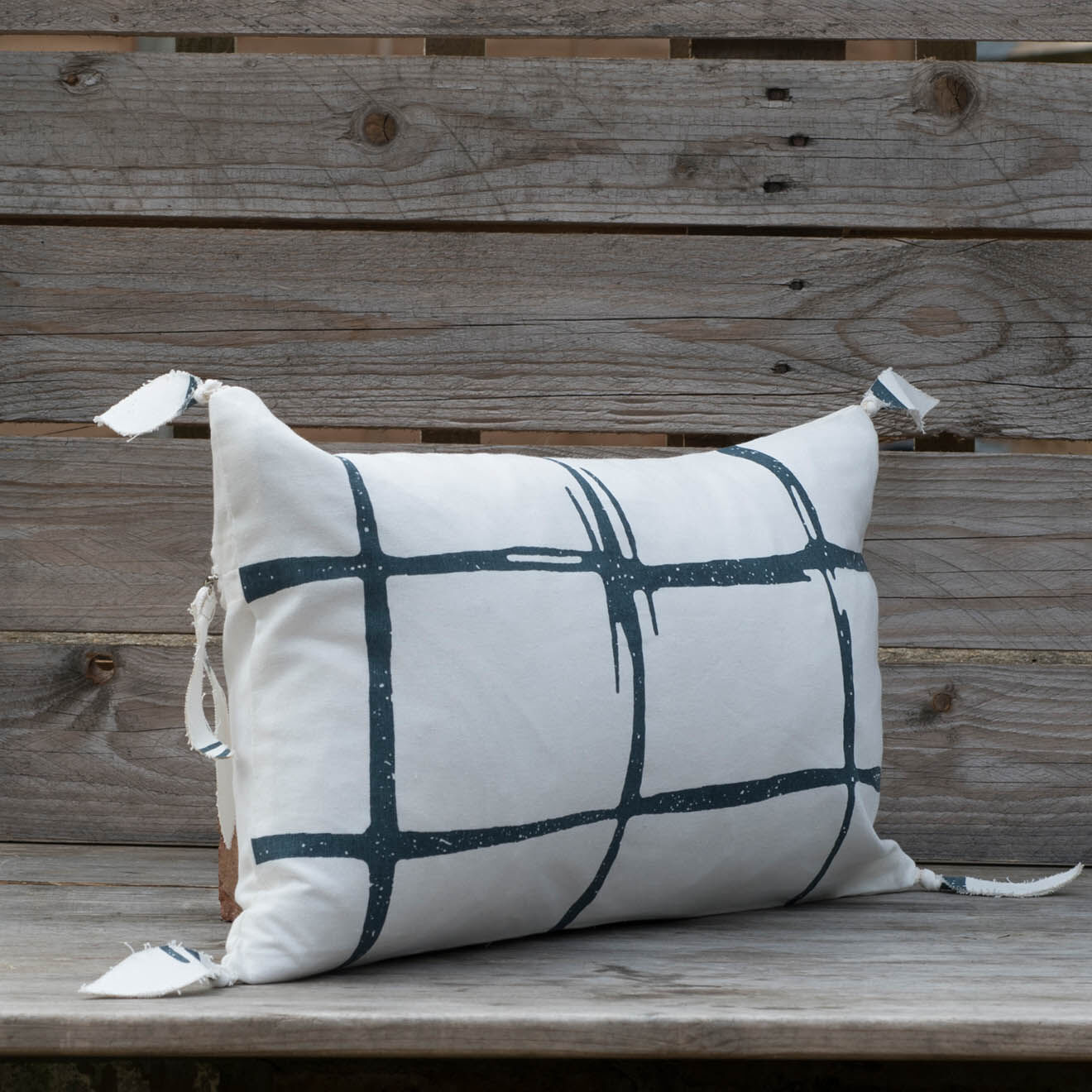 Febronie Housse de coussin Chest bleu nuit - 50x30 cm