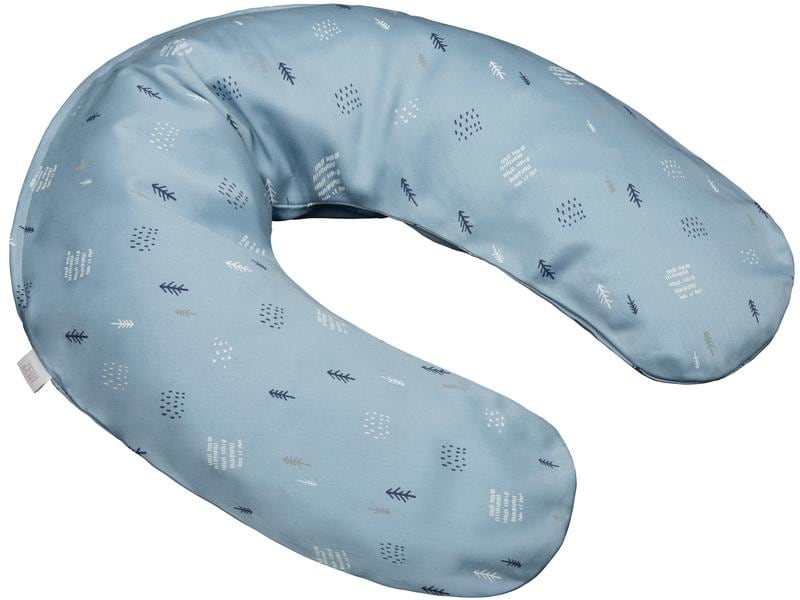 ZEWI bébé-jou Lagerungskissen Indigo Woods 100 cm Baby-Lagerungskissen mit Mikroperlen