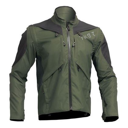 Veste enduro Thor TERRAIN 2024 - Vert / Gris