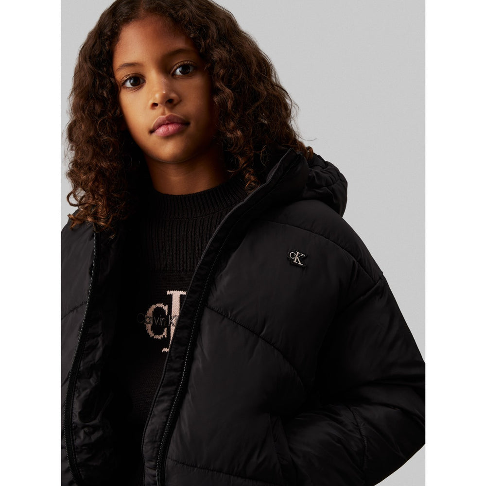 Køb Calvin Klein Ck Short Puffer jakke Ck Black