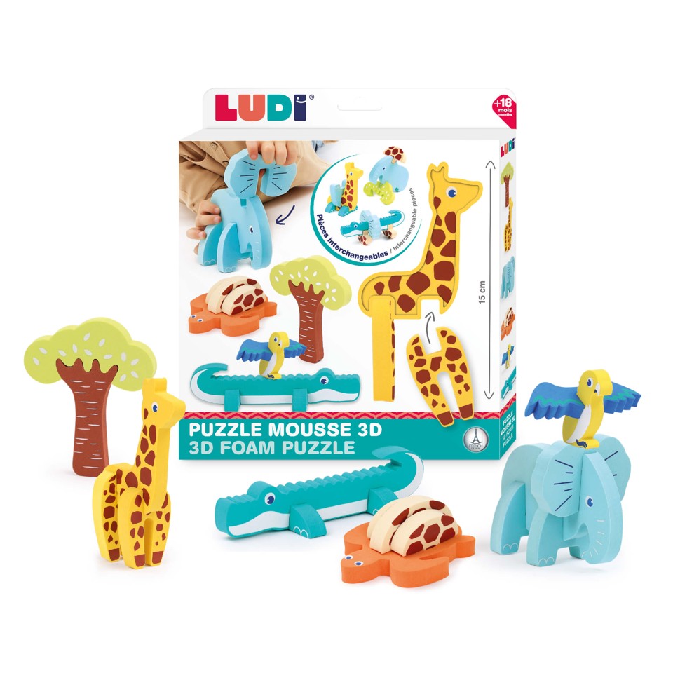 Ludi - 3D Skumpuslespil - (LU30084)