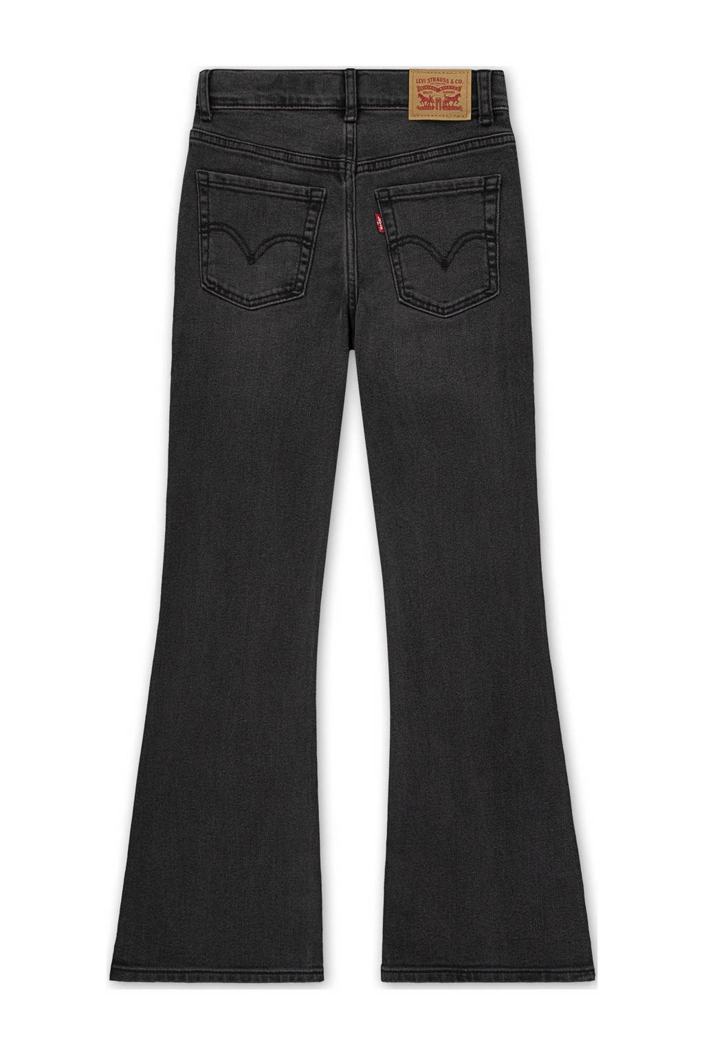 Levi's high waist flared jeans grey denim