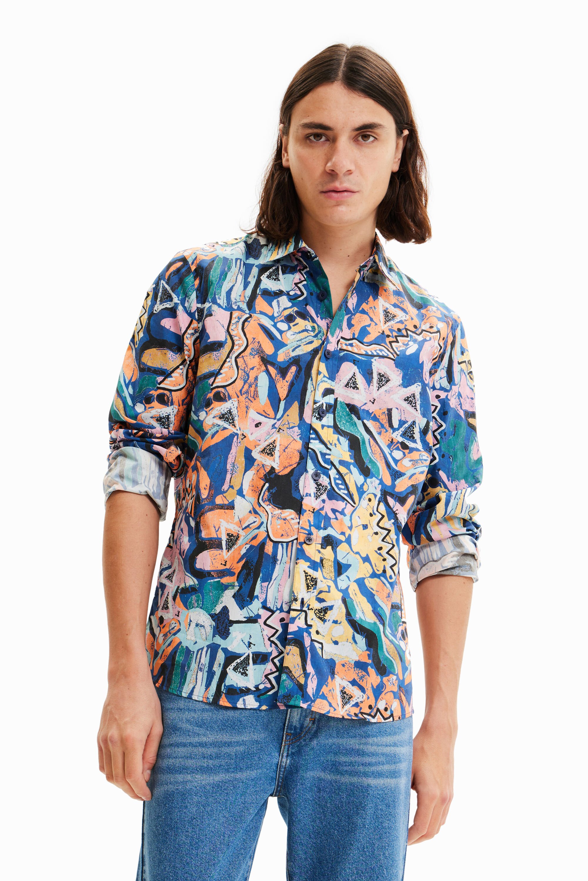 Chemise arty manches longues