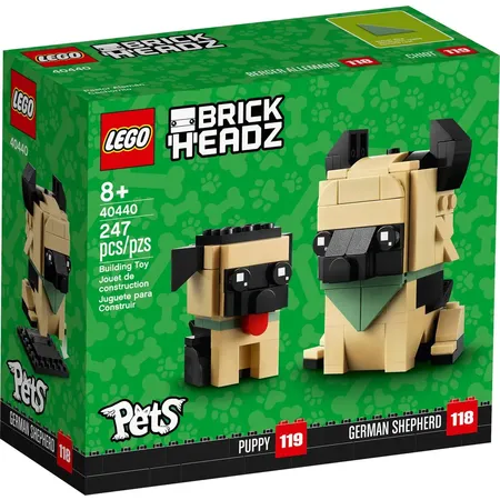 LEGO® BrickHeadz™ 40440 Deutscher Schäferhund