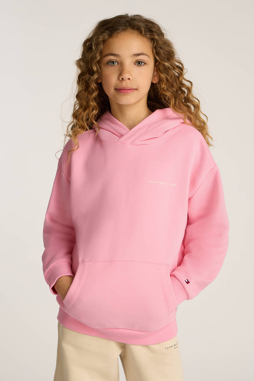 Tommy Hilfiger hoodie roze