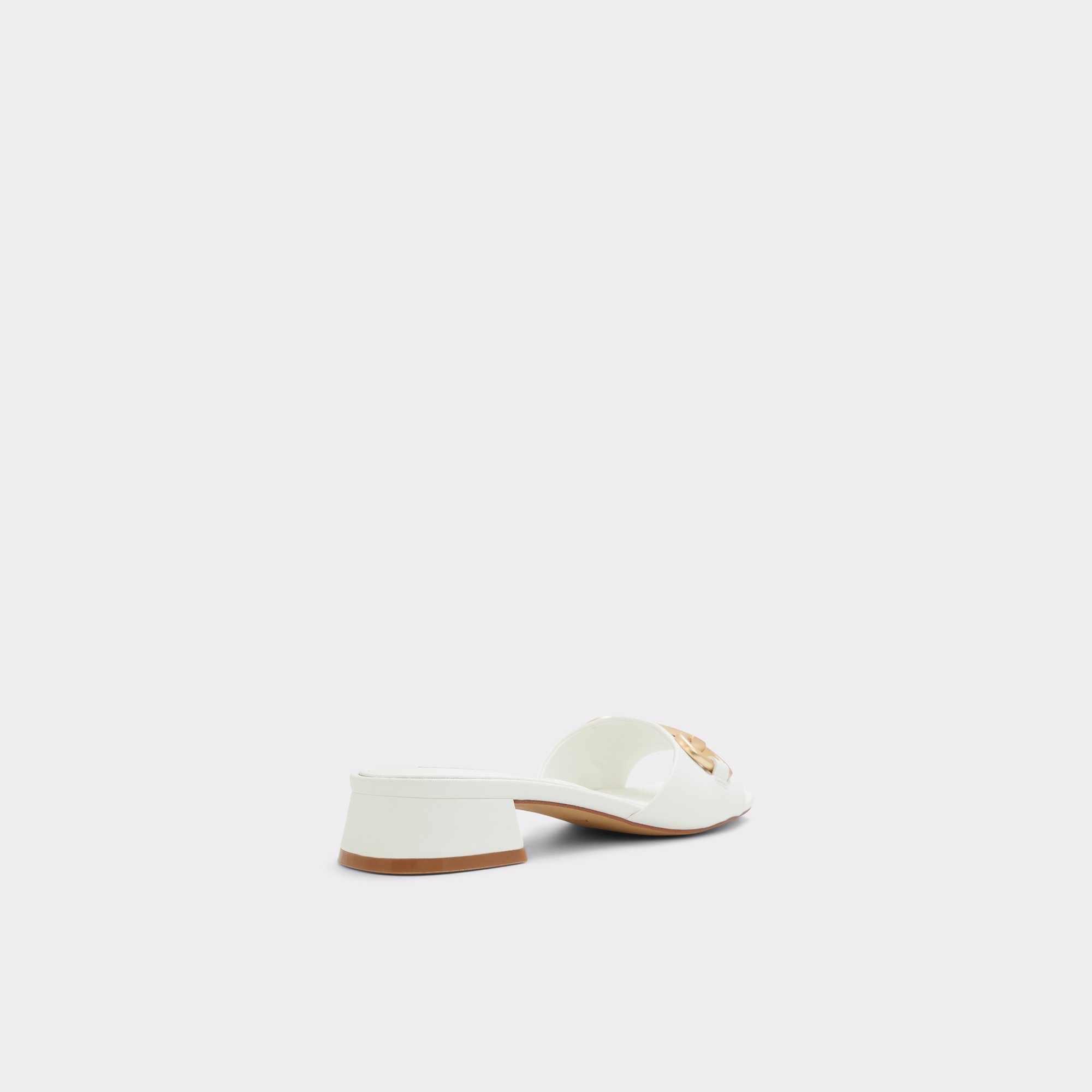 Faiza White Women Heeled mules