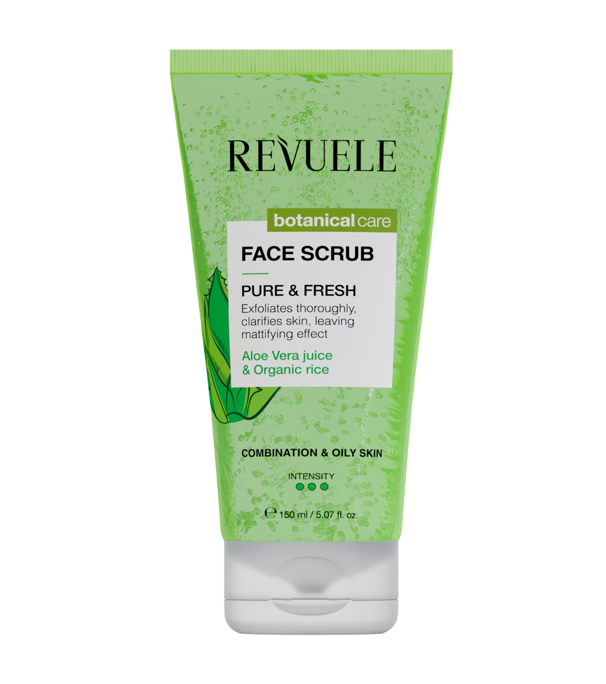 Revuele - *Botanical Care* - Esfoliante facial Pure and Fresh - Aloe vera e arroz orgânico