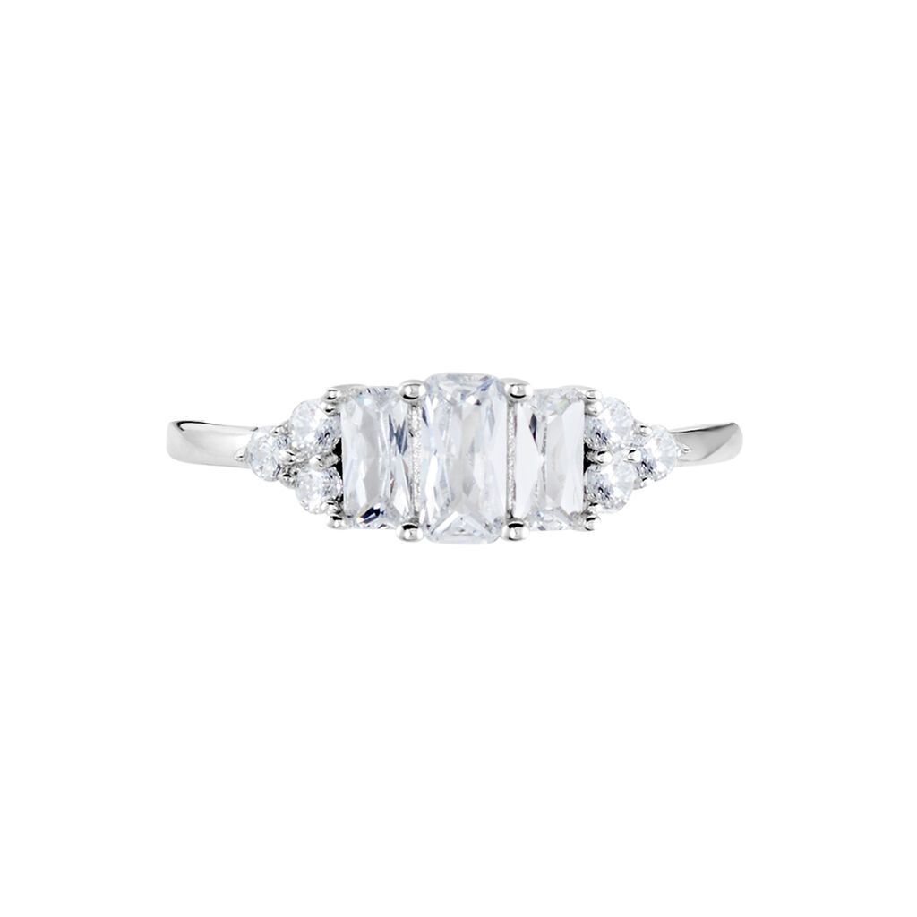Bague Aranka Argent Blanc Oxyde De Zirconium
