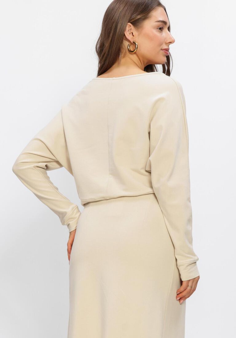beige penn & ink trui sweater