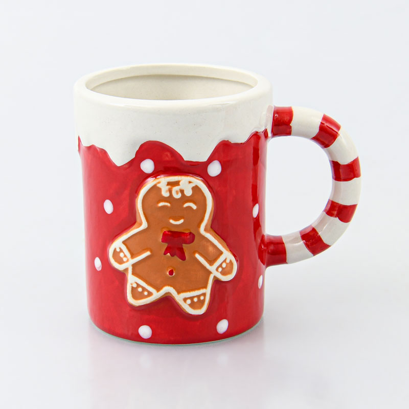 Mug de Noël 'Funny' décor pain d'épices 38cl