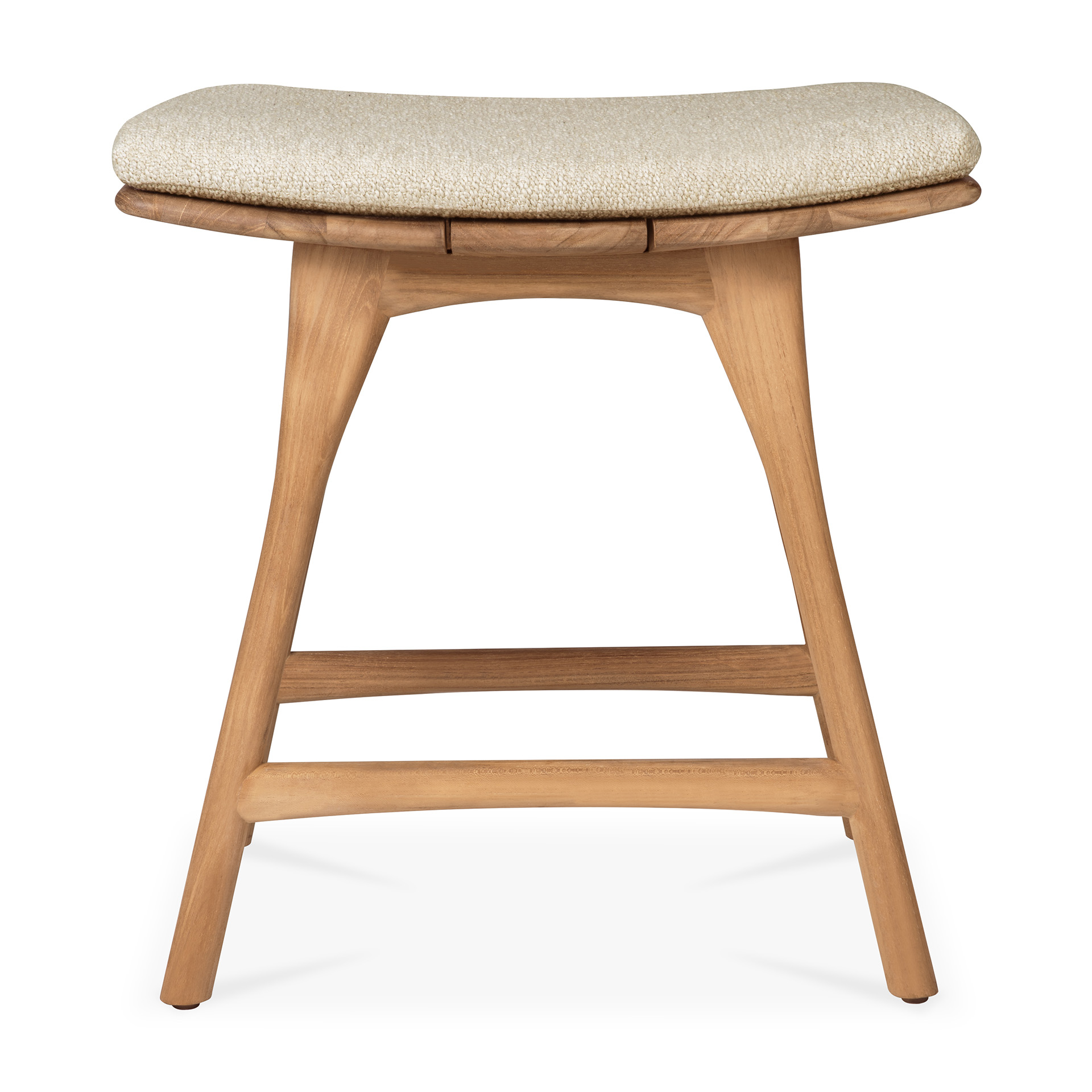 Teak Osso tuinkruk 45 - naturel kussen