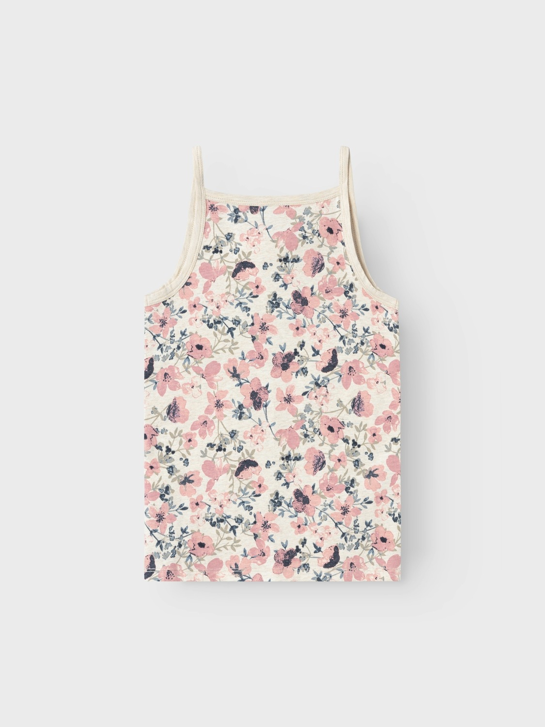 Name It Unterhemd »NKFSTRAP für Mädchen mit floralem Print im 2er-Pack«, 2 Stk. bedruckt, casual, regular fit, Baumwollmischung, Rundhals