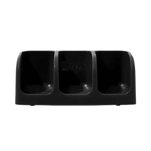 Bottle-Free Beauty Selfdraining Soap Dish Black