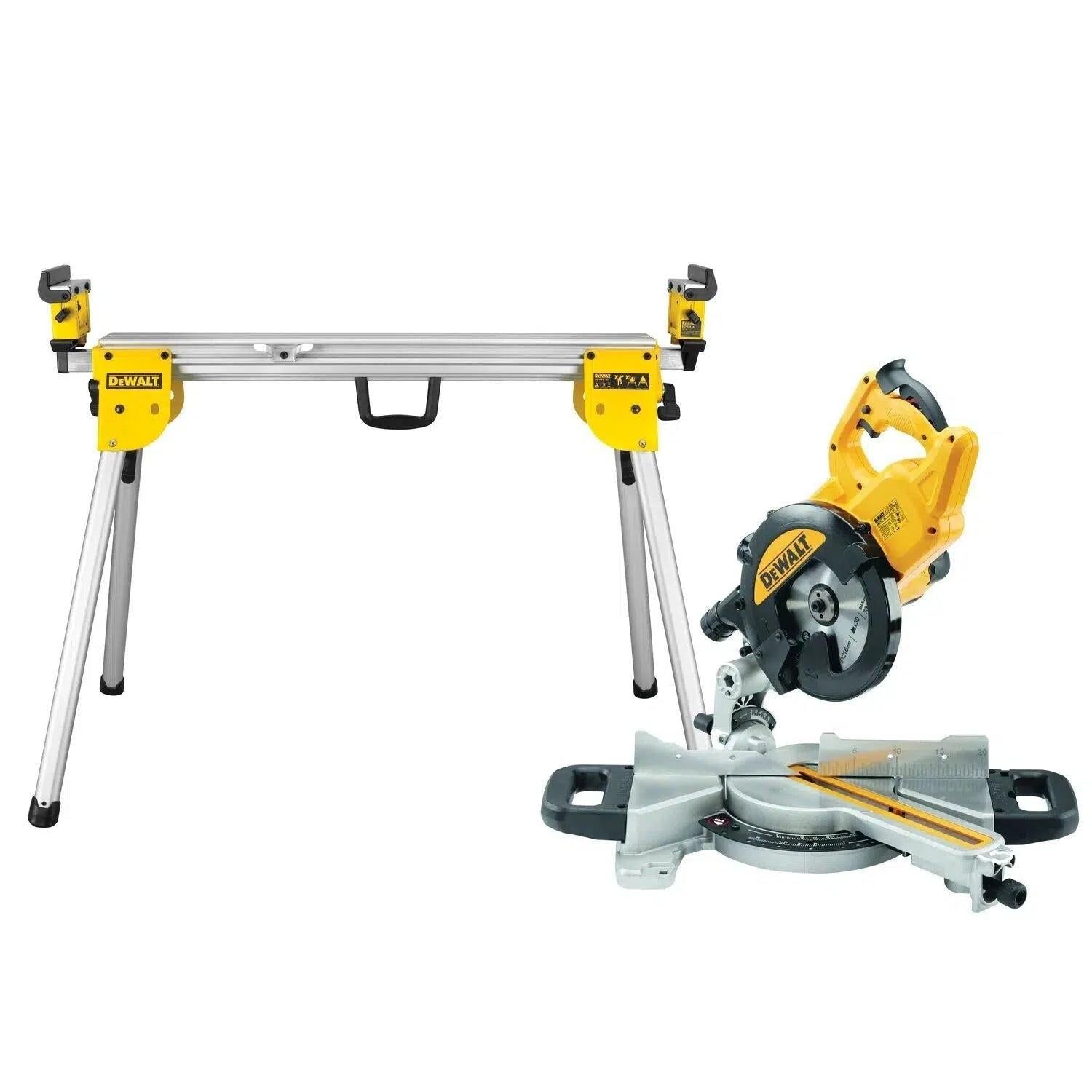 DeWALT DWS774SET Afkort-/Verstekzaag met XPS 216mm 1400W   DE7033 Onderstel