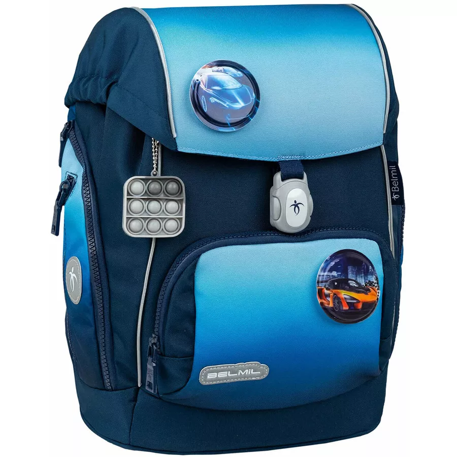 Belmil Schulranzen Premium Comfy Plus Set 5-teilig Blue Navy