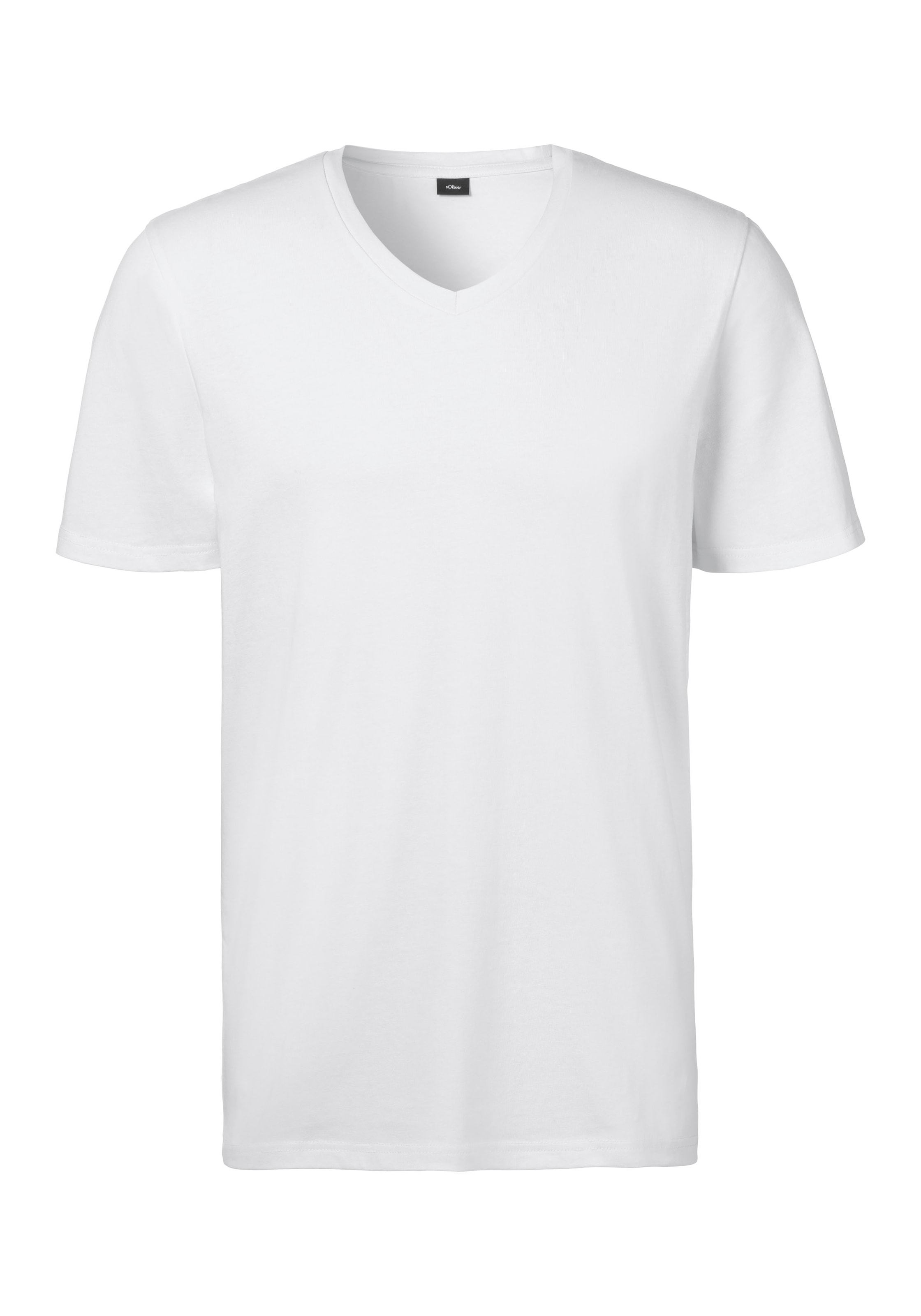 s.Oliver T-Shirt, 2 Stk. klassisches Unterziehshirt