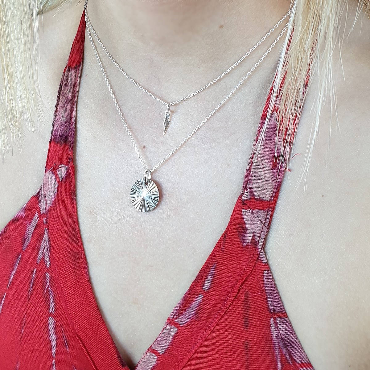 Collier Livia argent femme 45 cm
