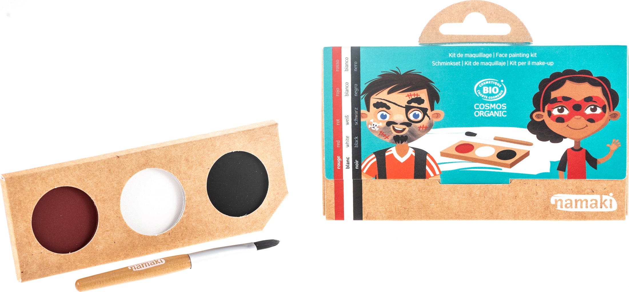 namaki  Pirate & Ladybird Face Painting Kit