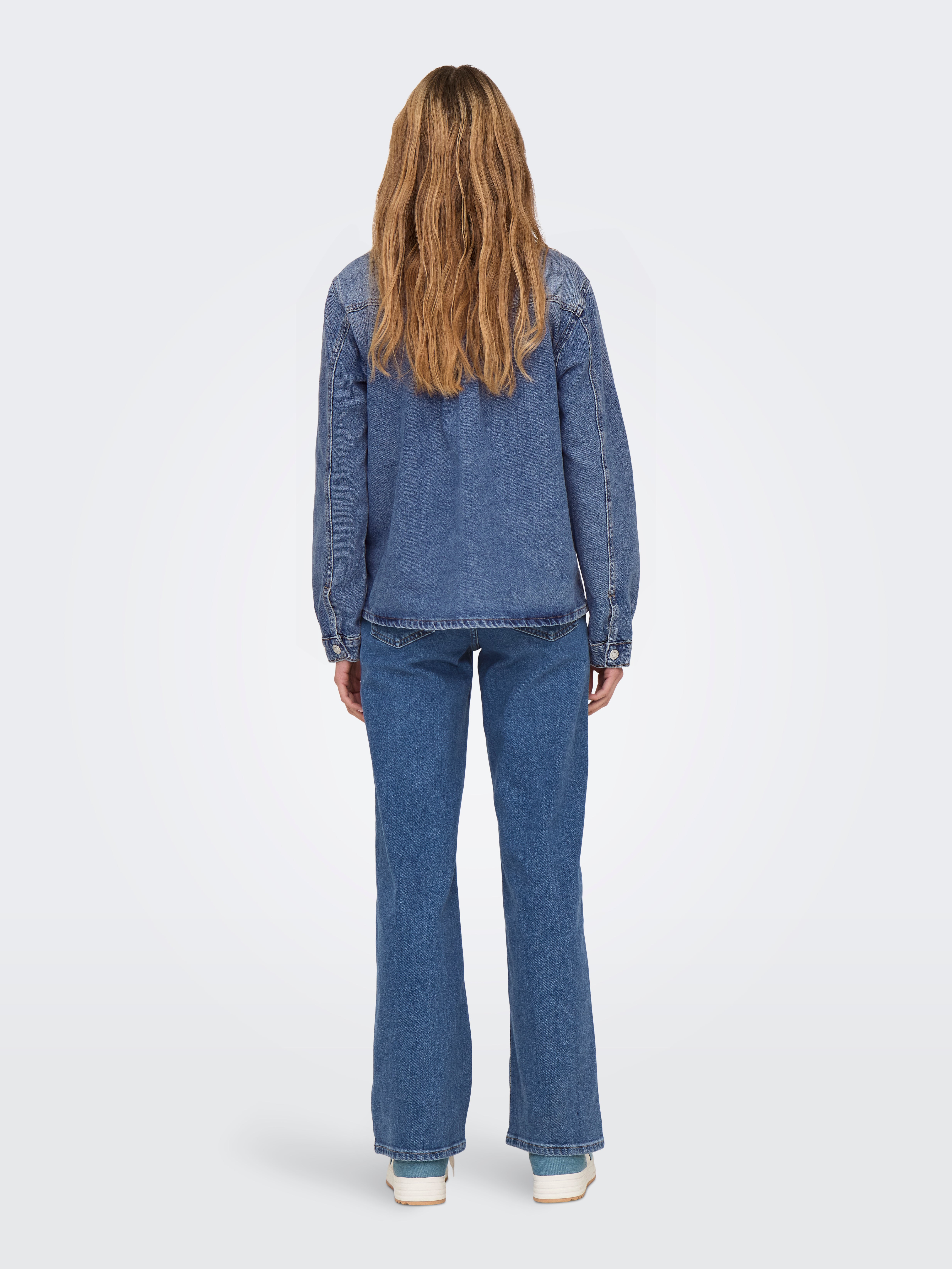 ONLELLA Jeanshemd Medium Blue Denim