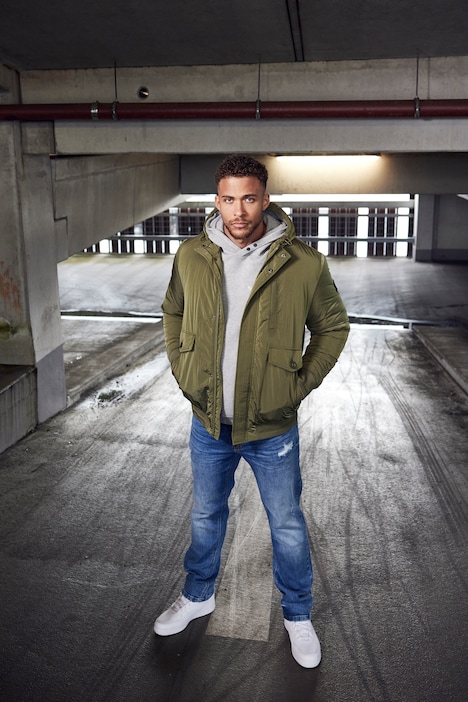 STHUGE Bomberjacke, Kapuze, 2-Wege-Taschen, bis 8 XL