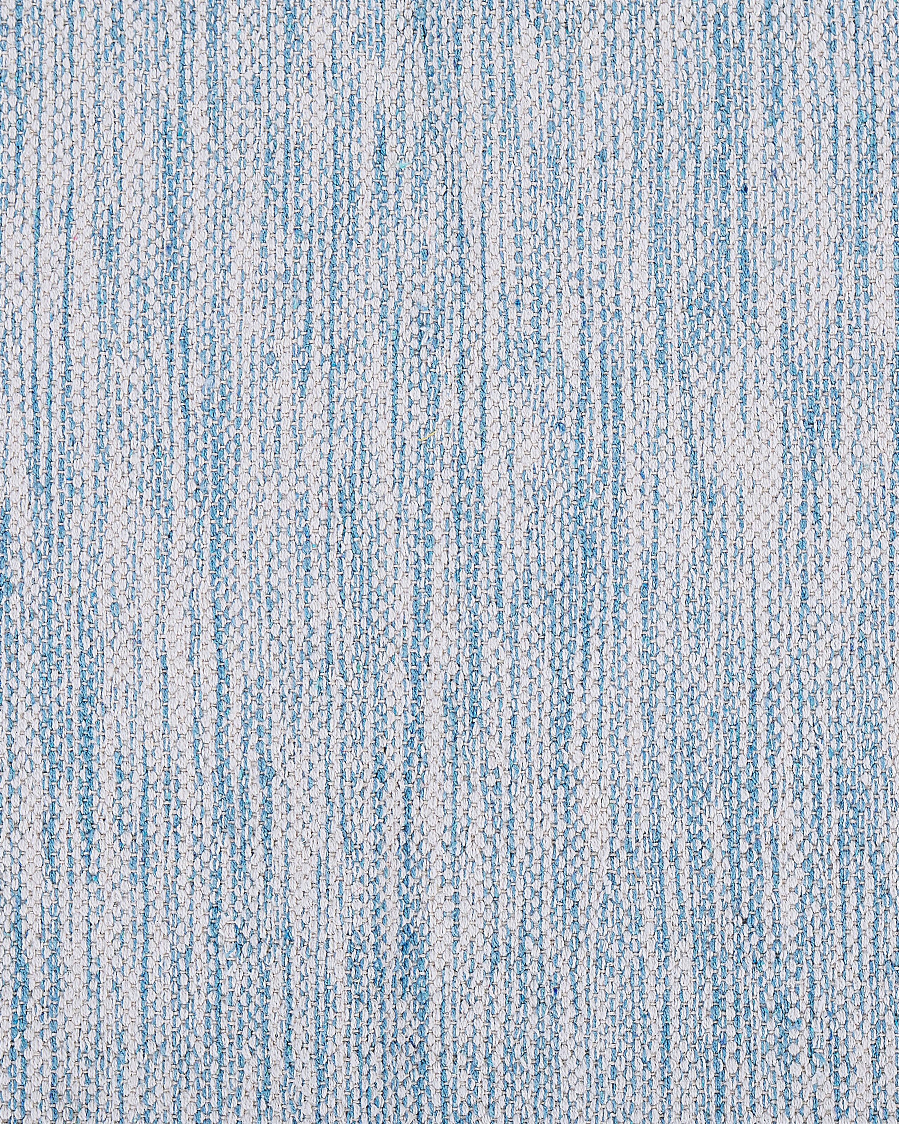 Vloerkleed DERINCE Lichtblauw 80 x 150 cm Katoen