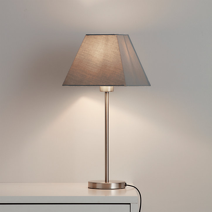 Abat-jour Qarnay Ø20cm GoodHome Gris