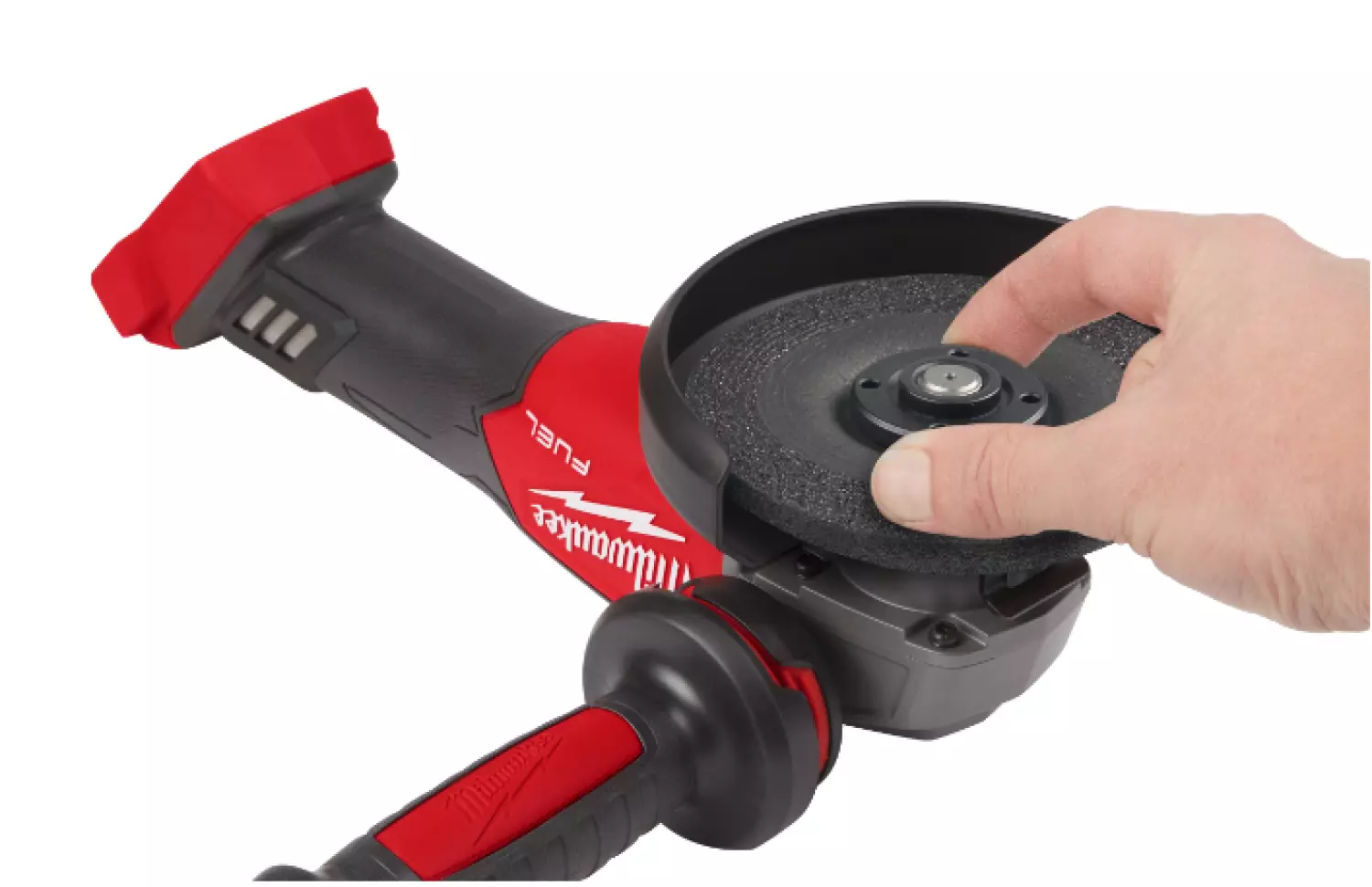 Milwaukee M18 FSAG125X-0X 18V Li-Ion Accu haakse slijper body in HD Box - 125mm - koolborstelloos - schuifschakelaar