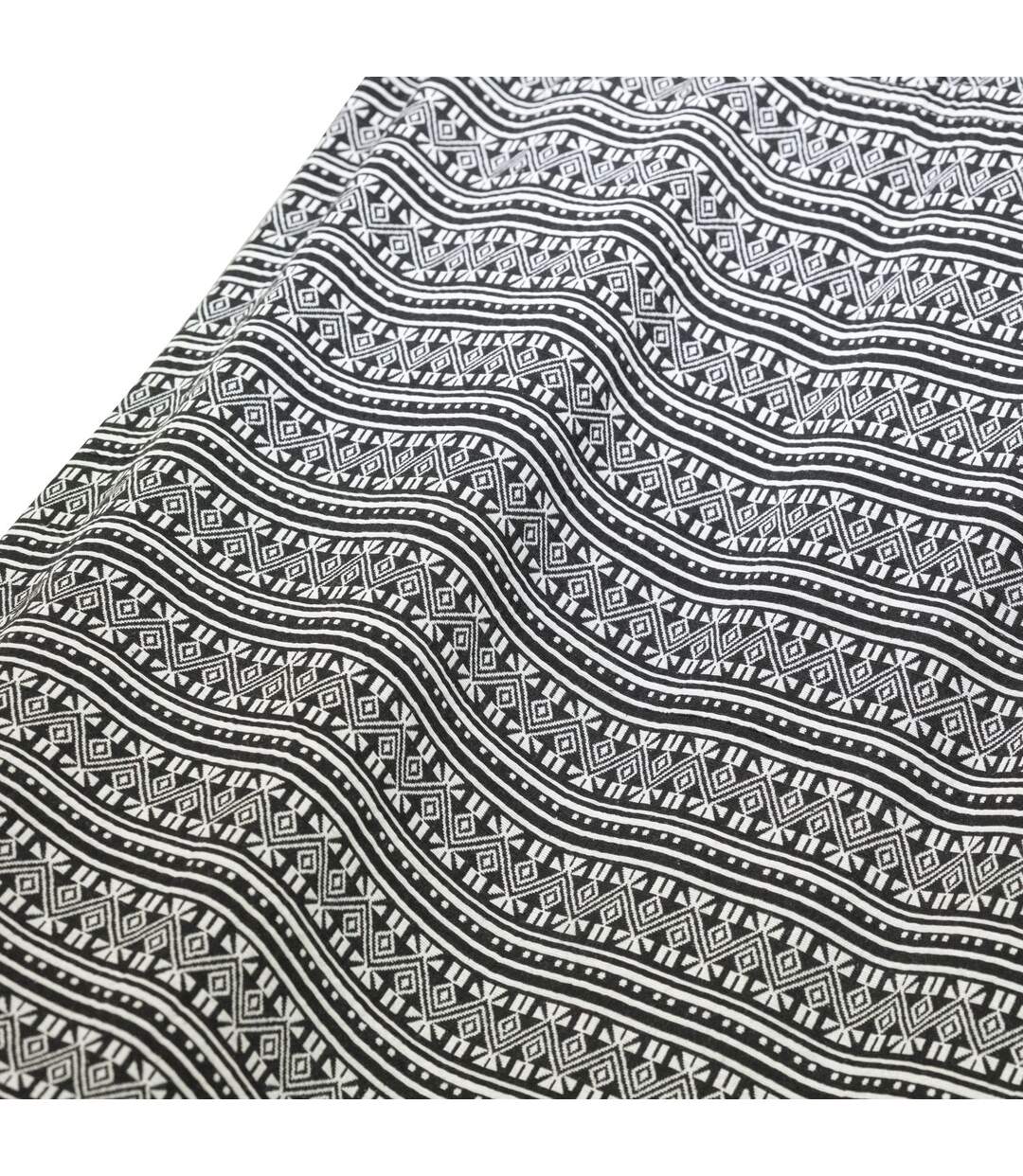 Hamac design ethnique Syssia - L. 200 x l. 100 cm - Noir