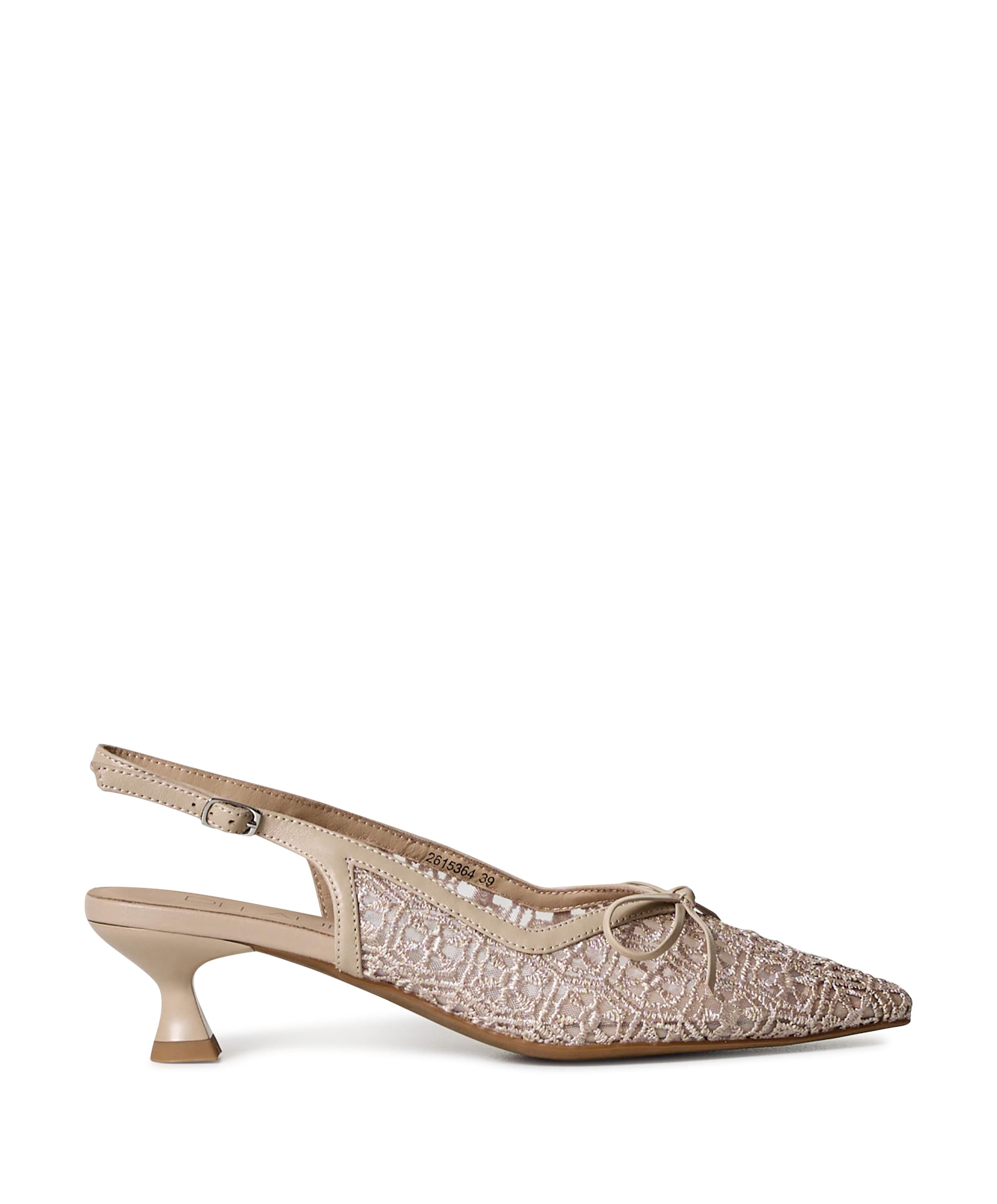 Di Lauro  Dana dames slingbacks beige