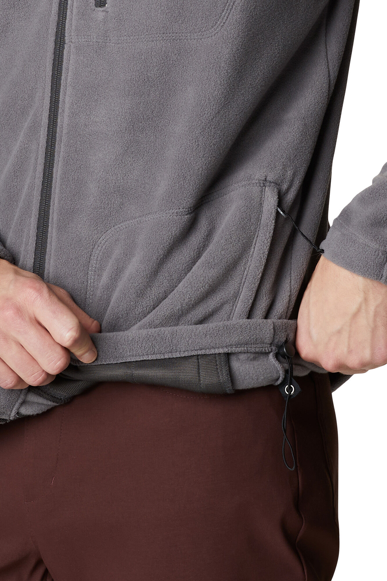 Casaco de lã com zíper Columbia Fast Trek™ para homem - Cinza escuro