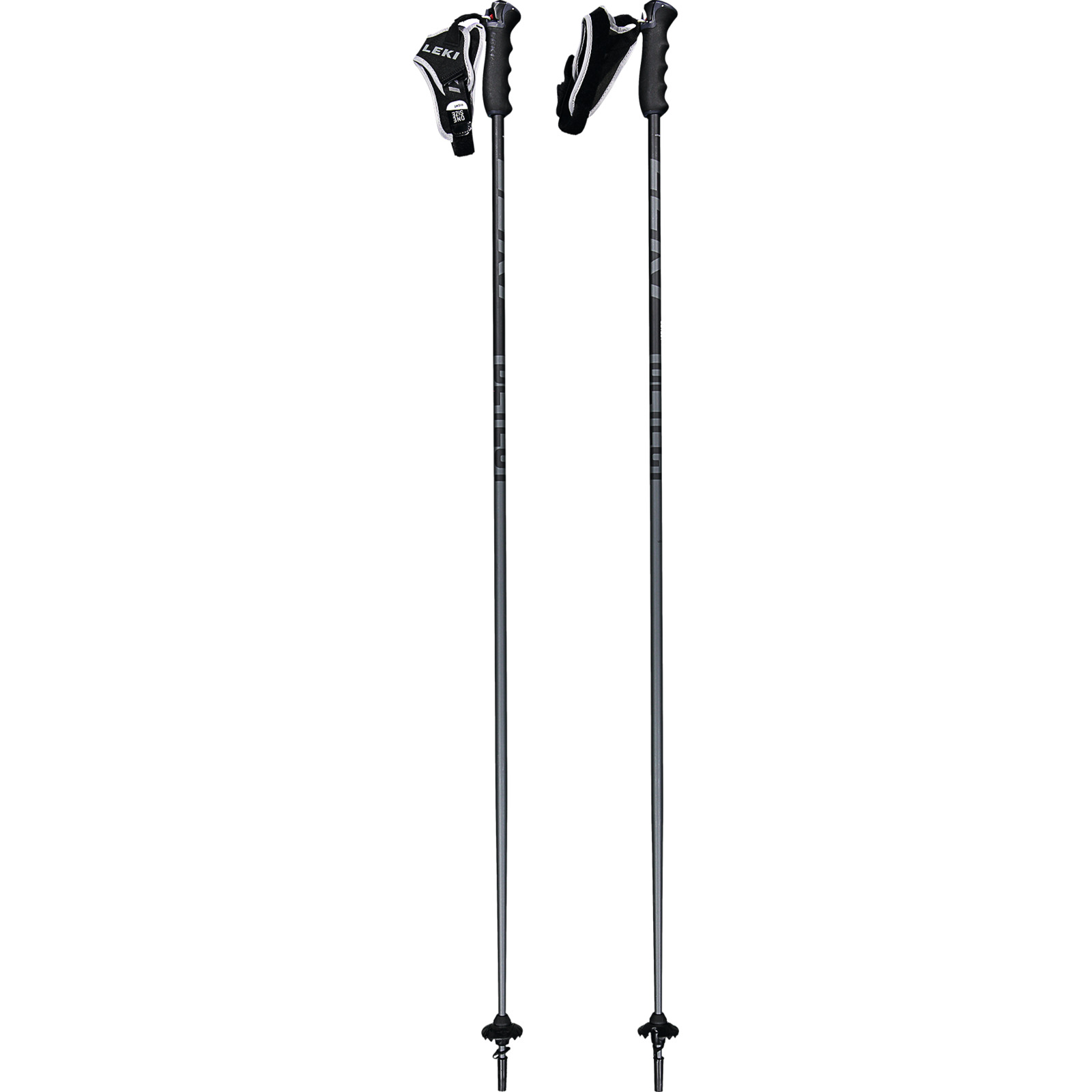Leki Detect S, Alu 16mm-135cm-schwarz