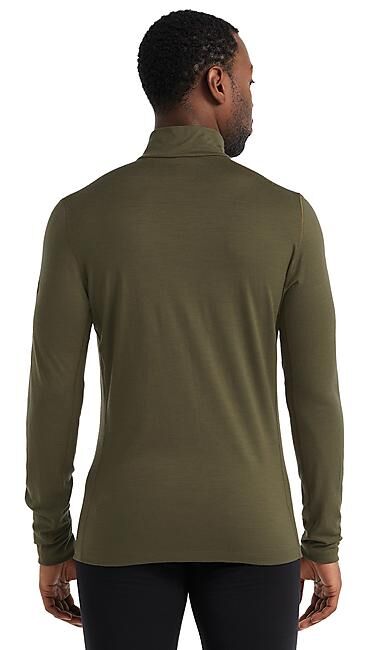 ICEBREAKER - T-SHIRT ML DEMI ZIP 200 OASIS HALF ZIP M