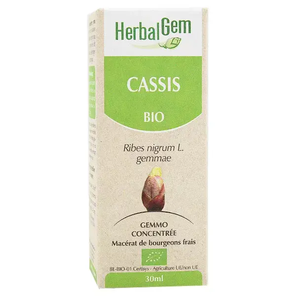 Herbalgem Concentrado de Groselha Preta Orgânica Macerado 30ml