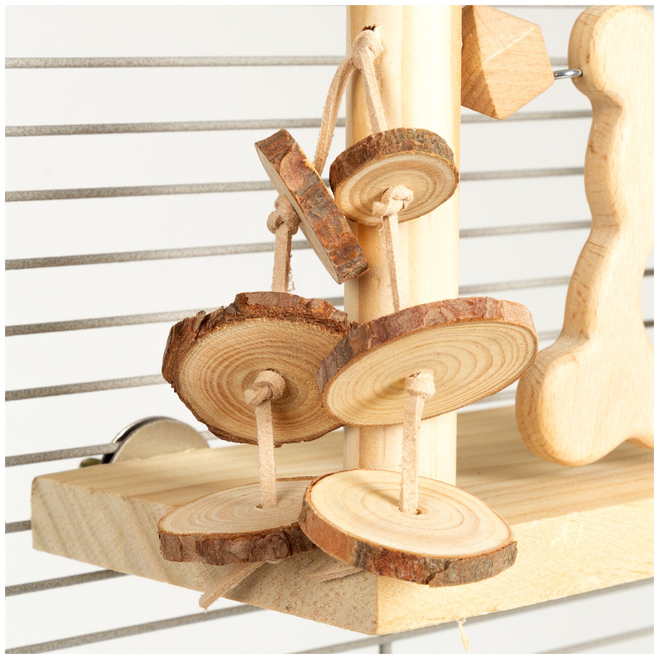 HappyBird Vogelspielzeug Bearie Swing Käfigwand