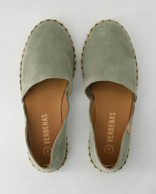 Verbenas Carmen Serraje Espadrilles in Grün