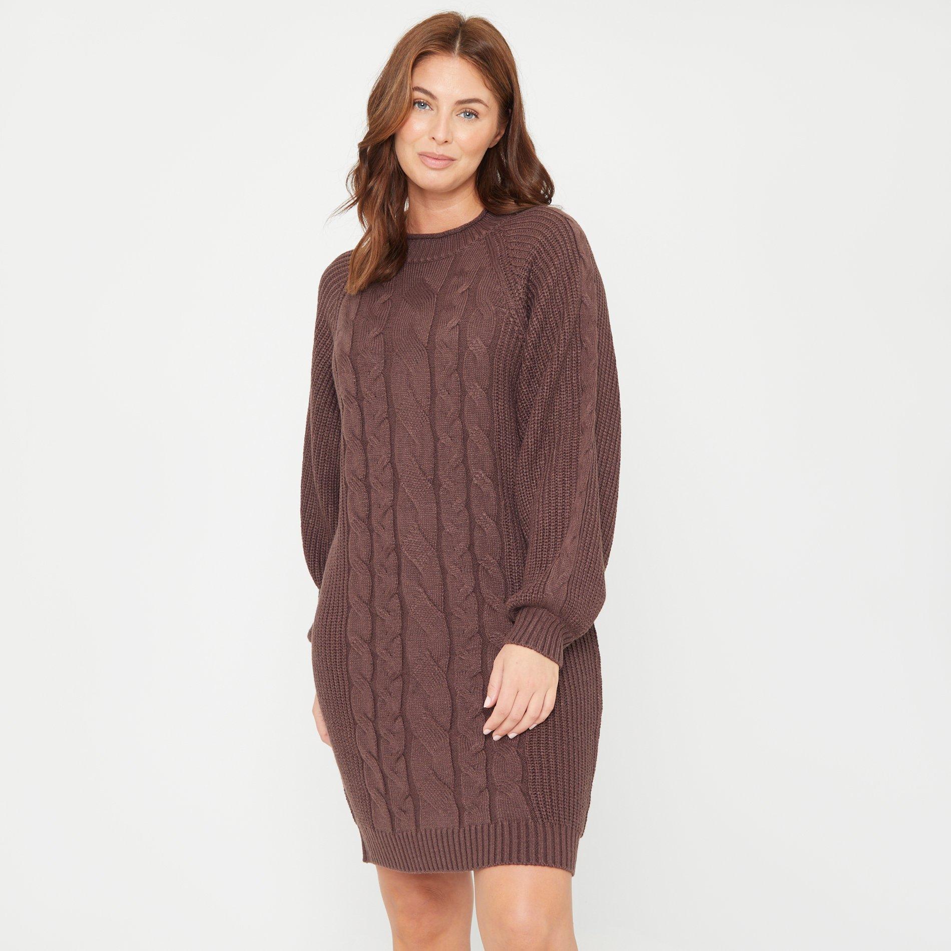 Be You BeYou Cable Knitted Dress Womens