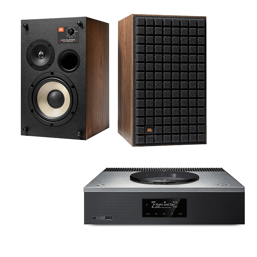 Technics SA-C600 Argent + JBL L52 Classic Noir