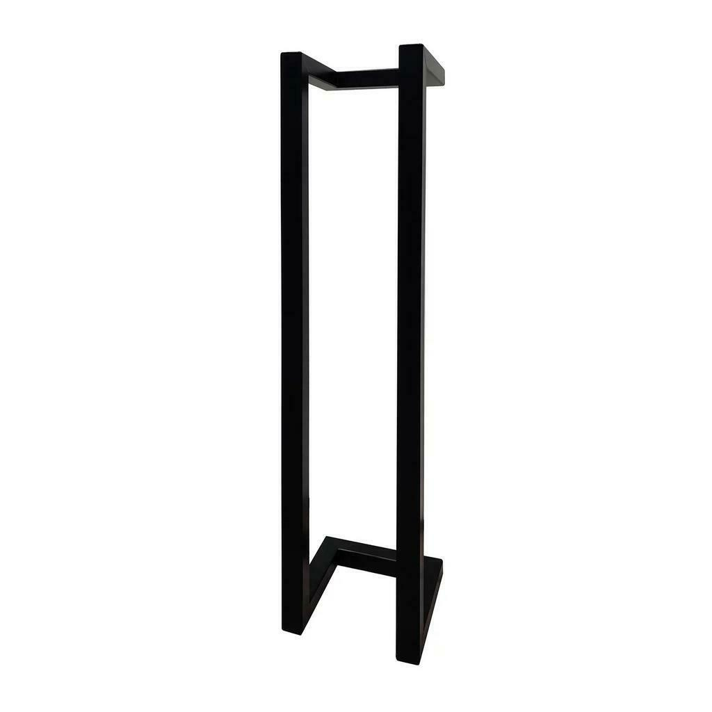 Lambini Designs reserve toiletrolhouder 45x10x13cm mat zwart