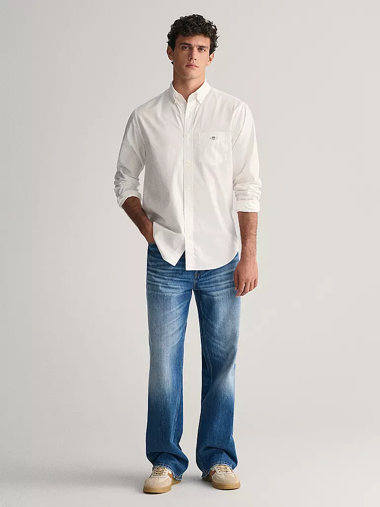 GANT Hemd Regular Fit  weiss