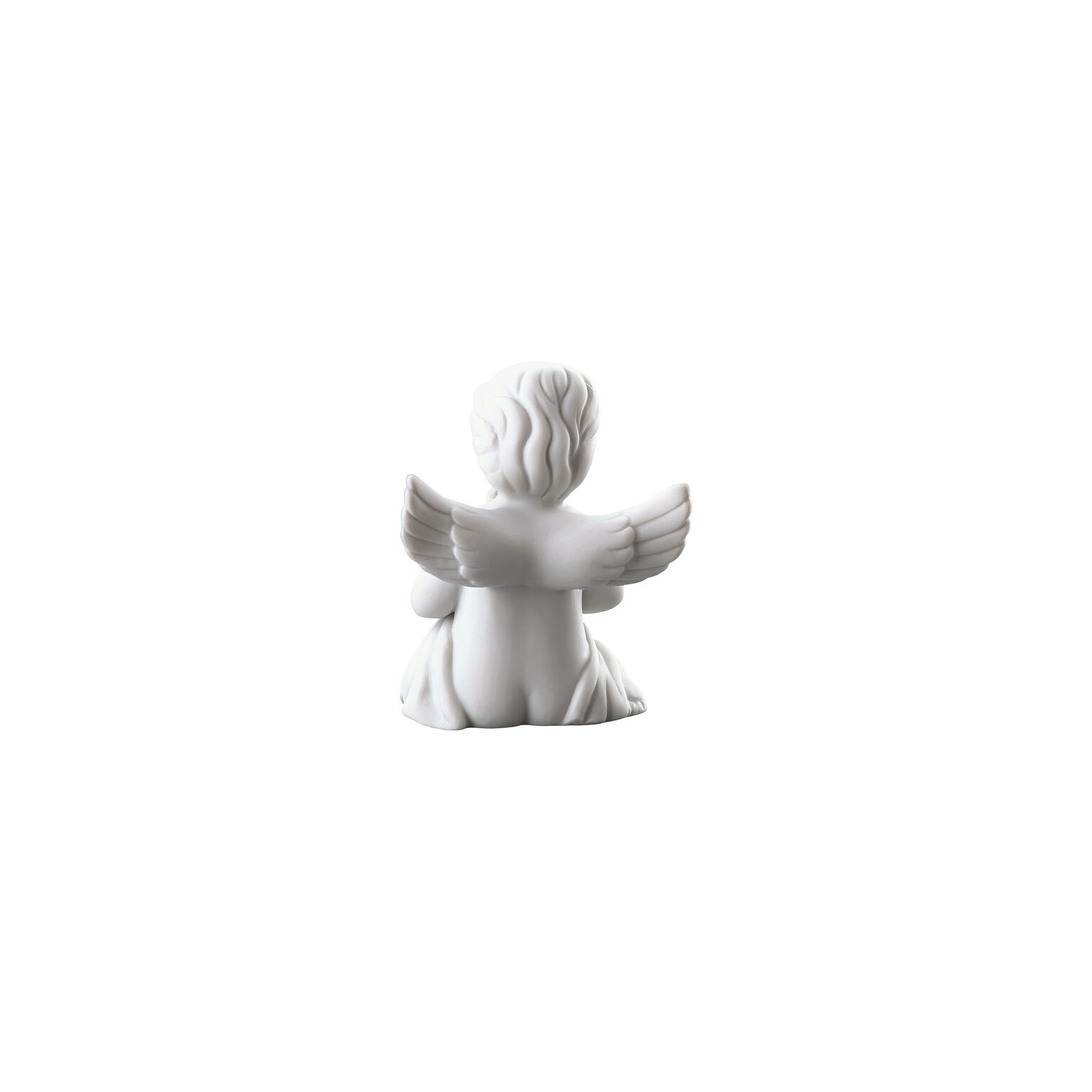 Angels Weiss matt Engel mit Blumentopf