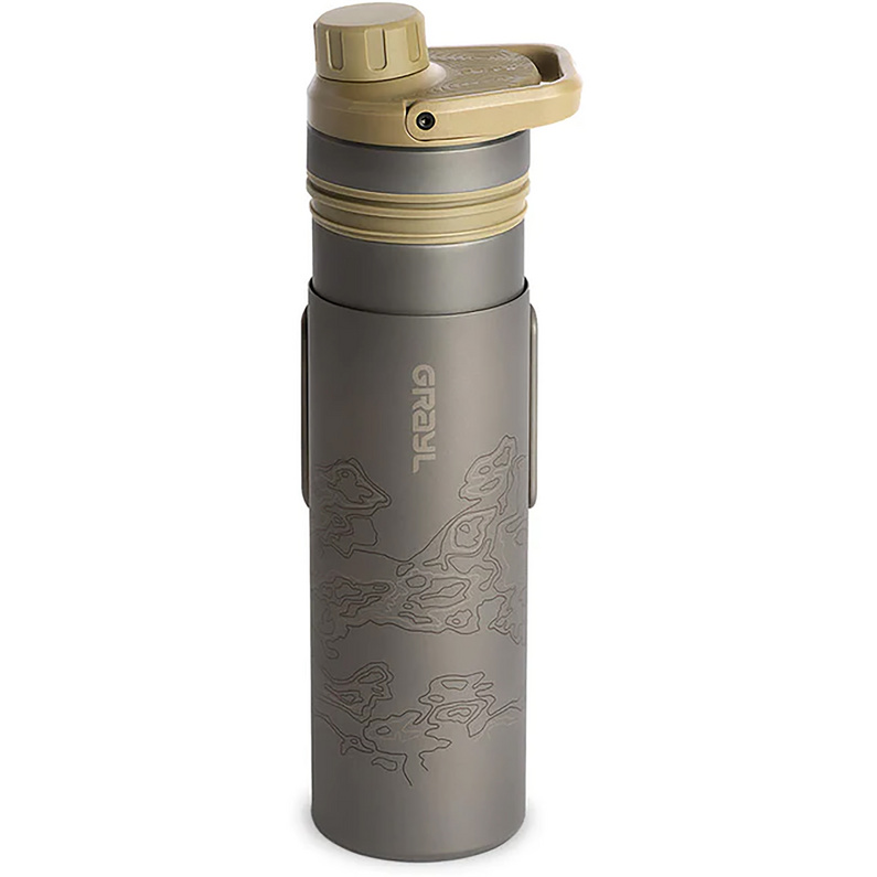Grayl UltraPress Purifier Titanium Wasserfilter Flasche