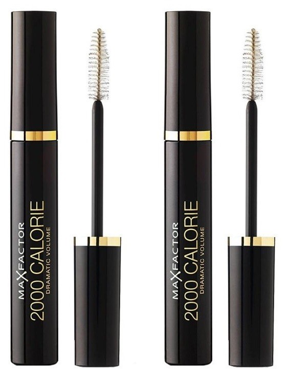 Max Factor - 2 x 2000 Calorie Mascara - Sort/Brun