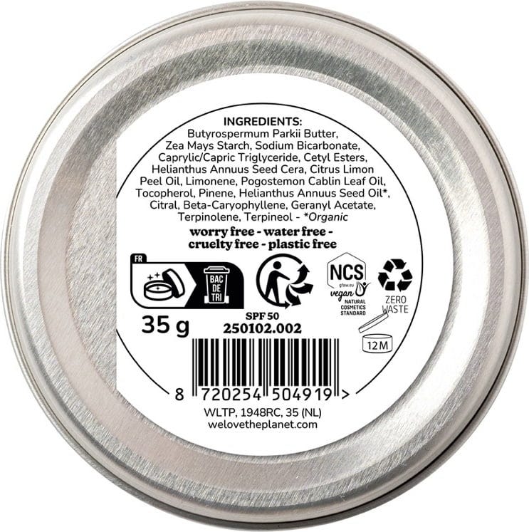 We Love The Planet  Sonnenbalsam SPF 50, 35 g
