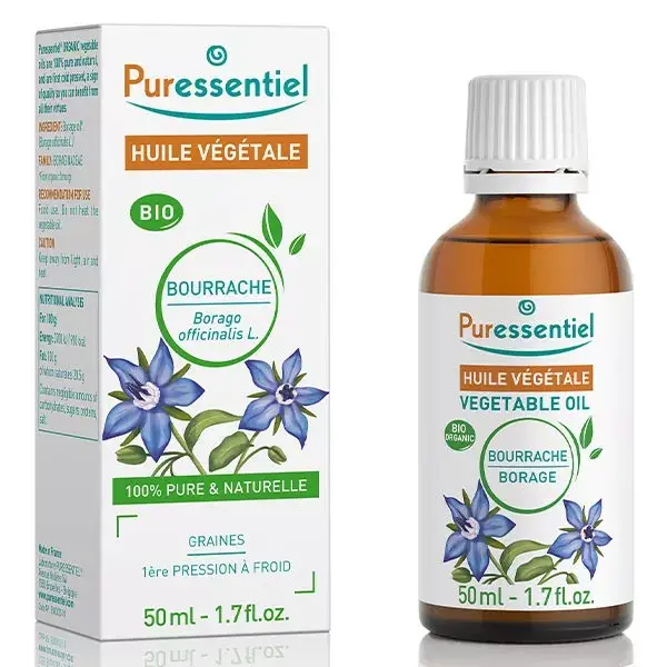 Puressentiel Óleo Vegetal 100% Orgânico de Borragem 50 ml