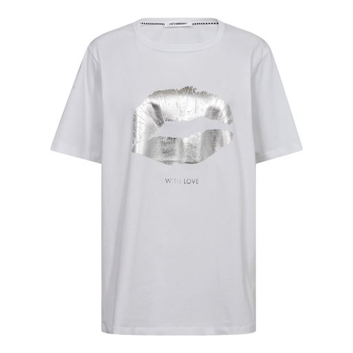 Co'Couture The KissCC Oversize T-shirt, White, M