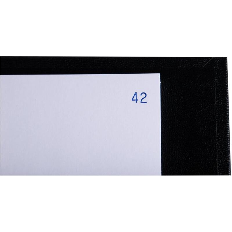 Reliure registre économique 32x26cm 4 anneaux - Conseils d'administration - Noir